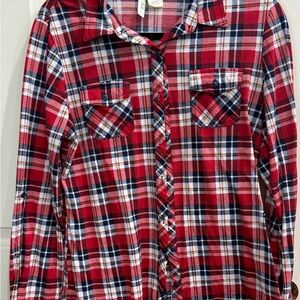 Abella Red and Blue Plaid Shirt